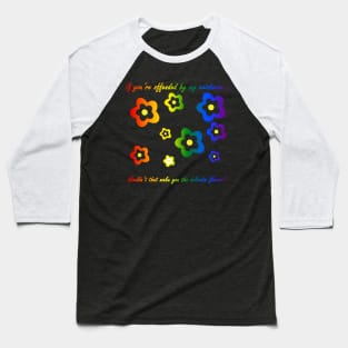 Delicate Flower - LGBTQIA+ Baseball T-Shirt